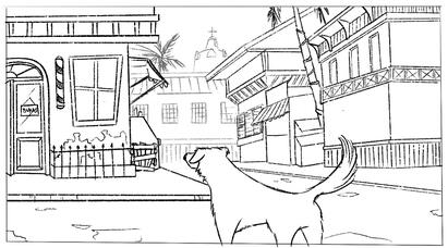 Old Filipino- Style Background Sketch